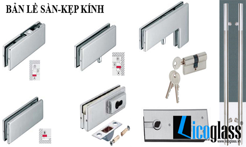 Phụ kiện cửa kính cường lực cần những cái gì